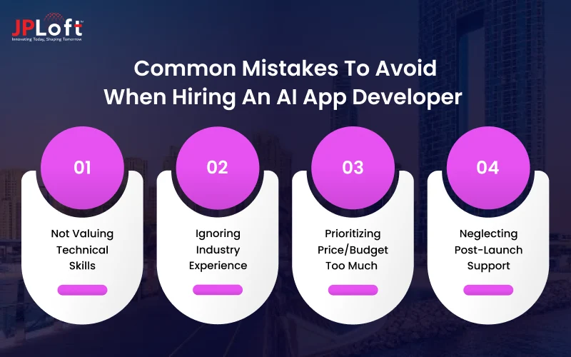 Common Mistakes To Avoid When Hiring An AI App Developer